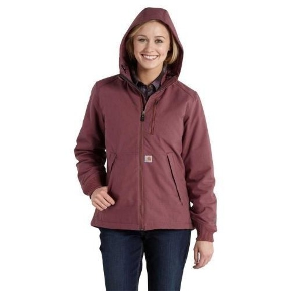 Carhartt Quick Duck Defender Jacket Quilt Lined Dusty Rose Women's Size XXL - Picture 1 of 14